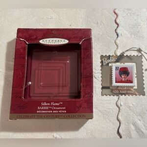 Hallmark Silken Flame Barbie Ornament
